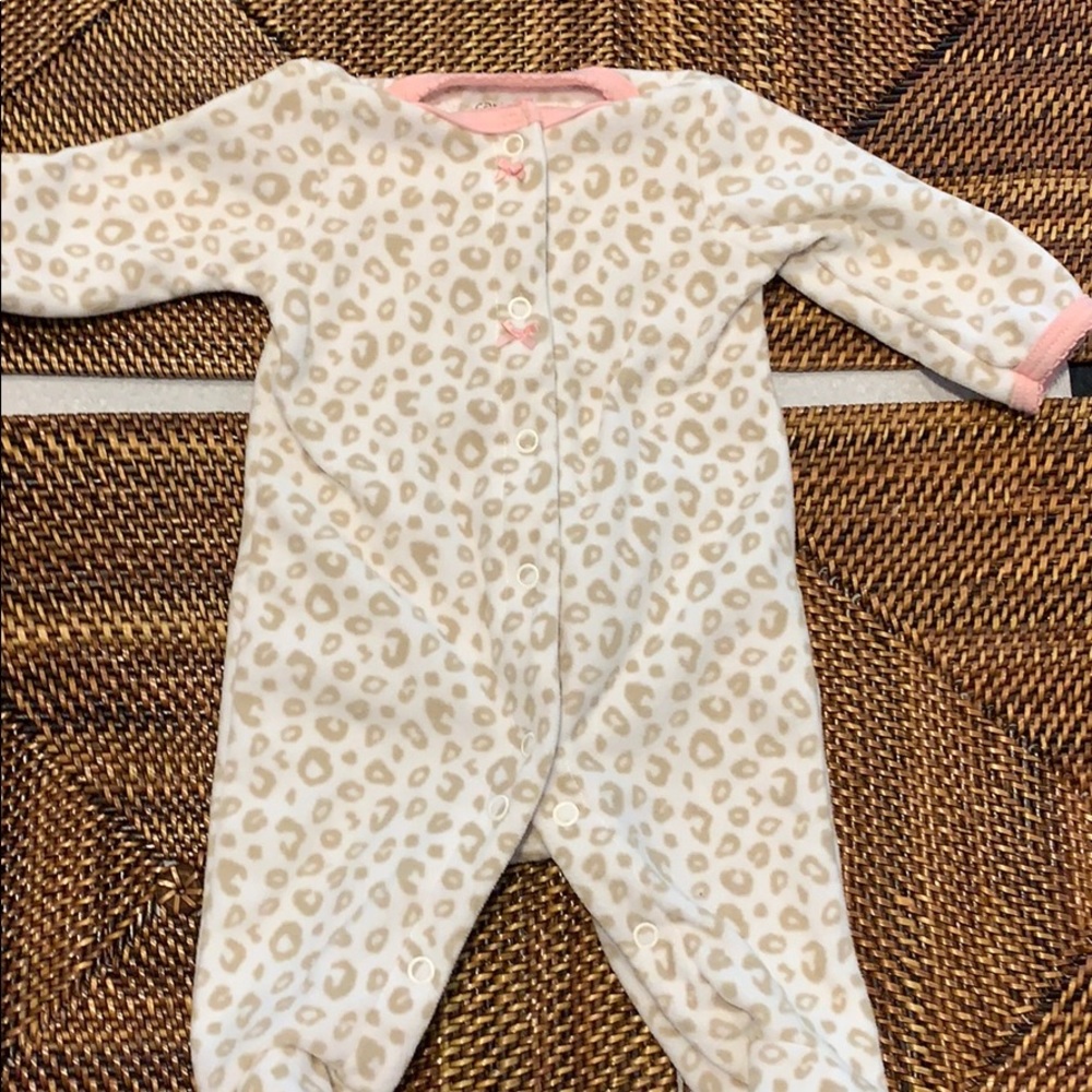 Carter’s polyester newborn footsie pajama